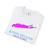 Long Island New York Turquoise Magenta Grey Unisex Softstyle T-Shirt