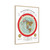 Gleason's 1892 New Standard Map of the World Flat Earth White Gallery Canvas Wraps, Vertical Frame