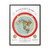 Gleason's 1892 New Standard Map of the World Flat Earth White Gallery Canvas Wraps, Vertical Frame