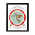 Gleason's 1892 New Standard Map of the World Flat Earth White Gallery Canvas Wraps, Vertical Frame