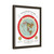 Gleason's 1892 New Standard Map of the World Flat Earth White Gallery Canvas Wraps, Vertical Frame