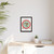Gleason's 1892 New Standard Map of the World Flat Earth White Gallery Canvas Wraps, Vertical Frame