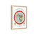 Gleason's 1892 New Standard Map of the World Flat Earth White Gallery Canvas Wraps, Vertical Frame