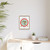 Gleason's 1892 New Standard Map of the World Flat Earth White Gallery Canvas Wraps, Vertical Frame