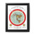 Gleason's 1892 New Standard Map of the World Flat Earth White Gallery Canvas Wraps, Vertical Frame