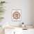 Gleason's 1892 New Standard Map of the World Flat Earth White Gallery Canvas Wraps, Vertical Frame