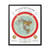 Gleason's 1892 New Standard Map of the World Flat Earth White Gallery Canvas Wraps, Vertical Frame