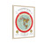 Gleason's 1892 New Standard Map of the World Flat Earth White Gallery Canvas Wraps, Vertical Frame