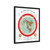 Gleason's 1892 New Standard Map of the World Flat Earth White Gallery Canvas Wraps, Vertical Frame