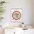 Gleason's 1892 New Standard Map of the World Flat Earth White Gallery Canvas Wraps, Vertical Frame