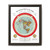 Gleason's 1892 New Standard Map of the World Flat Earth White Gallery Canvas Wraps, Vertical Frame