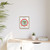 Gleason's 1892 New Standard Map of the World Flat Earth White Gallery Canvas Wraps, Vertical Frame