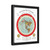 Gleason's 1892 New Standard Map of the World Flat Earth White Gallery Canvas Wraps, Vertical Frame