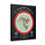 Gleason's 1892 New Standard Map of the World Flat Earth Black Gallery Canvas Wraps, Vertical Frame