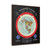 Gleason's 1892 New Standard Map of the World Flat Earth Black Gallery Canvas Wraps, Vertical Frame