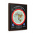 Gleason's 1892 New Standard Map of the World Flat Earth Black Gallery Canvas Wraps, Vertical Frame