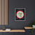 Gleason's 1892 New Standard Map of the World Flat Earth Black Gallery Canvas Wraps, Vertical Frame