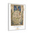 PSalter World Map 1265 Flat Earth White Gallery Canvas Wraps, Vertical Frame