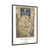 PSalter World Map 1265 Flat Earth White Gallery Canvas Wraps, Vertical Frame