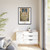 PSalter World Map 1265 Flat Earth White Gallery Canvas Wraps, Vertical Frame