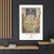PSalter World Map 1265 Flat Earth White Gallery Canvas Wraps, Vertical Frame