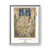 PSalter World Map 1265 Flat Earth White Gallery Canvas Wraps, Vertical Frame