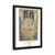 PSalter World Map 1265 Flat Earth White Gallery Canvas Wraps, Vertical Frame