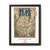 PSalter World Map 1265 Flat Earth White Gallery Canvas Wraps, Vertical Frame