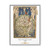 PSalter World Map 1265 Flat Earth White Gallery Canvas Wraps, Vertical Frame