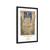 PSalter World Map 1265 Flat Earth White Gallery Canvas Wraps, Vertical Frame