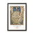 PSalter World Map 1265 Flat Earth White Gallery Canvas Wraps, Vertical Frame