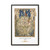 PSalter World Map 1265 Flat Earth White Gallery Canvas Wraps, Vertical Frame