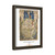 PSalter World Map 1265 Flat Earth White Gallery Canvas Wraps, Vertical Frame