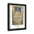 PSalter World Map 1265 Flat Earth White Gallery Canvas Wraps, Vertical Frame