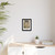 PSalter World Map 1265 Flat Earth White Gallery Canvas Wraps, Vertical Frame
