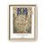 PSalter World Map 1265 Flat Earth White Gallery Canvas Wraps, Vertical Frame
