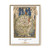 PSalter World Map 1265 Flat Earth White Gallery Canvas Wraps, Vertical Frame