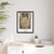 PSalter World Map 1265 Flat Earth White Gallery Canvas Wraps, Vertical Frame