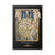PSalter World Map 1265 Flat Earth Black Gallery Canvas Wraps, Vertical Frame