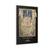 PSalter World Map 1265 Flat Earth Black Gallery Canvas Wraps, Vertical Frame