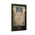 PSalter World Map 1265 Flat Earth Black Gallery Canvas Wraps, Vertical Frame