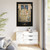 PSalter World Map 1265 Flat Earth Black Gallery Canvas Wraps, Vertical Frame