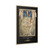 PSalter World Map 1265 Flat Earth Black Gallery Canvas Wraps, Vertical Frame