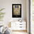 PSalter World Map 1265 Flat Earth Black Gallery Canvas Wraps, Vertical Frame
