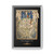 PSalter World Map 1265 Flat Earth Black Gallery Canvas Wraps, Vertical Frame