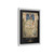 PSalter World Map 1265 Flat Earth Black Gallery Canvas Wraps, Vertical Frame
