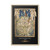 PSalter World Map 1265 Flat Earth Black Gallery Canvas Wraps, Vertical Frame