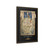 PSalter World Map 1265 Flat Earth Black Gallery Canvas Wraps, Vertical Frame