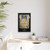 PSalter World Map 1265 Flat Earth Black Gallery Canvas Wraps, Vertical Frame