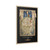 PSalter World Map 1265 Flat Earth Black Gallery Canvas Wraps, Vertical Frame